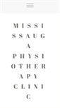 Mobile Screenshot of mississaugaphysiotherapyclinic.com